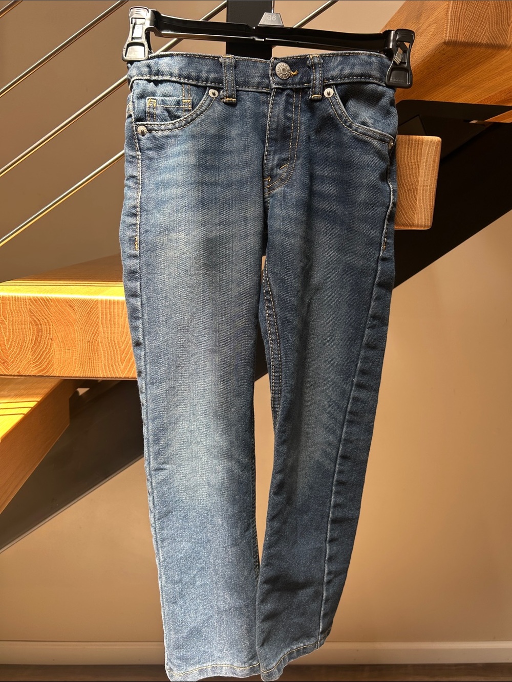 Levi's Dark Blue Straight-Leg Jeans